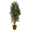 6’ Phoenix Artificial Palm Tree in Wicker Planter