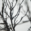 6’ Pre-Lit Halloween Black Twig Artificial Tree with 300 Orange & Purple LED Lights