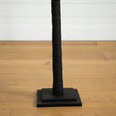 6’ Pre-Lit Halloween Black Twig Artificial Tree with 300 Orange & Purple LED Lights