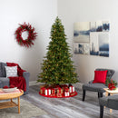 7.5' Cambridge Fir Artificial Christmas Tree with 800 Clear Warm (Multifunction) LED Lights with Instant Connect Technology and 1644 Bendable Branches