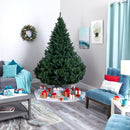 8’ Northern Rocky Spruce Artificial Christmas Tree with 500 Clear Lights and 1948 Bendable Branches