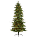 8’ South Carolina Fir Artificial Christmas Tree with 650 Clear LED Lights and 2598 Bendable Branches