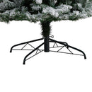 9’ Slim Flocked Montreal Fir Artificial Christmas Tree with 1860 Bendable Branches