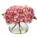 Artificial Blooming Hydrangea in Vase