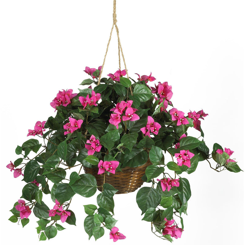 geranium hanging basket silk plant Nearly Natural Geranium Hanging Basket Silk Plant