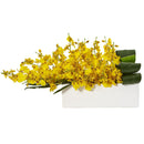 Dancing Lady Orchid in Rectangular Ceramic