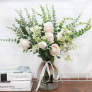 Artificial eucalyptus greenery stems for living room decor