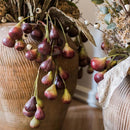 Artificial Fig Fruit Stem 46" Tall Silk Plant