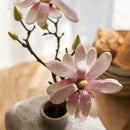Faux Stem Artificial Flower Magnolia Flower Stem 21" Tall