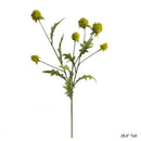 Faux Silk Artificial Flower Pompom Stem 28" Tall