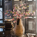Faux Artificial Flower Sakura Blossom Stem 37" Tall Silk