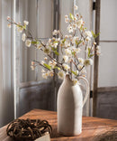 Faux Artificial Flower Sakura Blossom Stem 37" Tall Silk