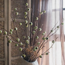 Artificial Kou Li Stem in Green 34" Tall Silk Plant