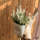 Faux Silk Artificial Lavender Eco PE Stem in White 18" Tall
