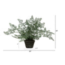 Maiden Hair Artificial Plant in Decorative Planter