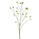 Artificial Faux Plant Green Leaf Rattan Stem 37" Tall