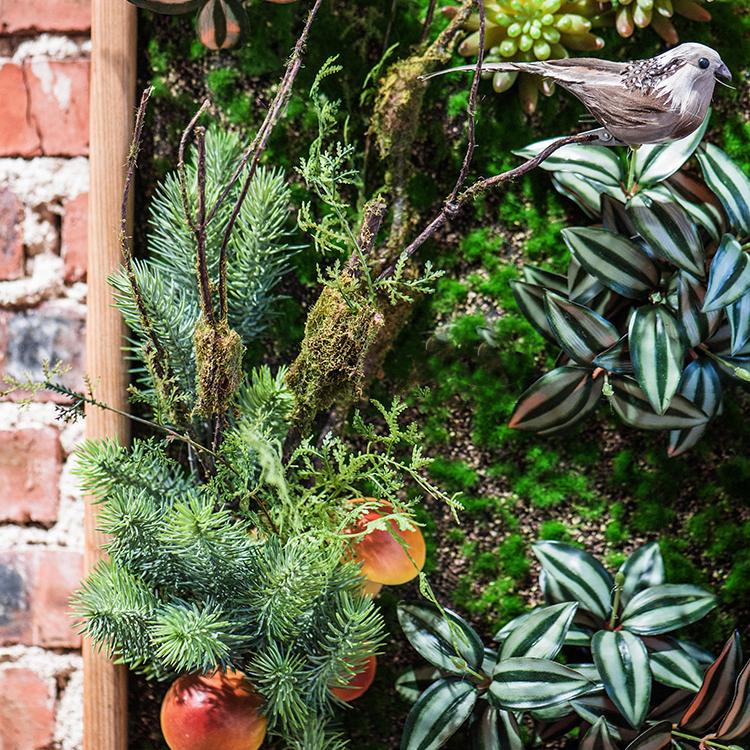 artificial plant succulent wall art Artificial Faux Plant Succulent Wall Art