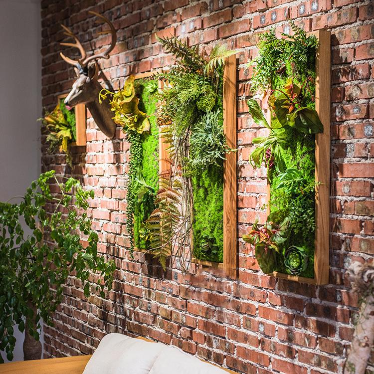 succulent plants wall hanging Artificial Faux Plant Succulent Wall Art