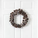 Snowy Pine Cone Wreath