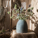 Faux Silk Artificial Thistle Flower Stem 26" Tall