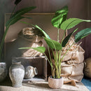 Artificial Silk Travelers Palm Tree In Pot