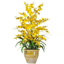 Triple Dancing Lady Silk Flower Arrangement