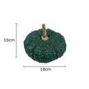 Artistic green and white gold pumpkin resin sculpture living room decor