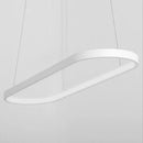 DecorBites™ Artistic Metal Dining Room LED Pendant Light Fixture with Flowing Shapes