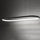 DecorBites™ Artistic Metal Dining Room LED Pendant Light Fixture with Flowing Shapes