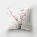 Artistic nature and animal short plush pillowcase bedroom decor