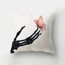 Artistic nature and animal short plush pillowcase bedroom decor