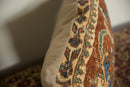 Antique Ziegler Mahal Rug Fragment Pillow