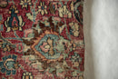 Vintage Meshed Rug Fragment Pillow