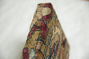 Decorative Cork Board Antique Kerman Rug Fragment Art