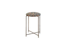 Reclaimed Antique Rug Fragment Side Table Stand 2 of 7