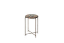 Reclaimed Antique Rug Fragment Side Table Stand 7 of 7