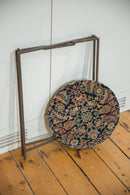 Reclaimed Antique Rug Fragment Side Table Stand 7 of 7