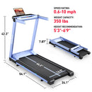 DeerRun A1 Pro Move+  6% Incline Foldable Treadmill——2025 Upgraded Chip & NFC Support | 350Lbs, 10mph