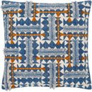 Lovech Dark Blue Pillow Cover