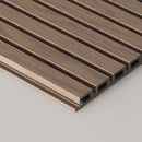 Exterior Wood-Look Composite Slat Panels
