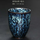 Assorted crackle glaze ceramic kung fu tea cups dining room set
