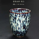 Assorted crackle glaze ceramic kung fu tea cups dining room set