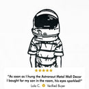 Astronaut Metal Decor for Wall Art