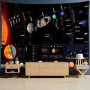 DecorBites™ Astronaut Moon Tapestry Wall Hanging - Boho Hippie Living Room Decor