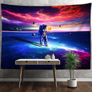 DecorBites™ Astronaut Moon Tapestry Wall Hanging - Boho Hippie Living Room Decor