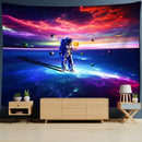DecorBites™ Astronaut Moon Tapestry Wall Hanging - Boho Hippie Living Room Decor