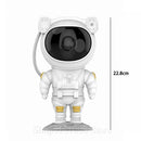 Astronaut sky projector nightlight white and gold bedroom lamp