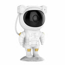 Astronaut sky projector nightlight white and gold bedroom lamp