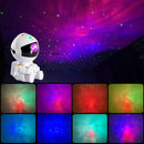 Astronaut white and gold galaxy star projector night light bedroom