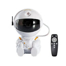 Astronaut white and gold galaxy star projector night light bedroom
